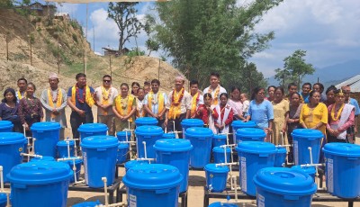  स्वच्छ पानी उपभोग गराउन बायो स्याण्ड फिल्टर वितरण 